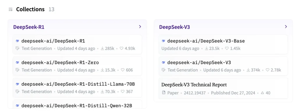 DeepSeek Collections